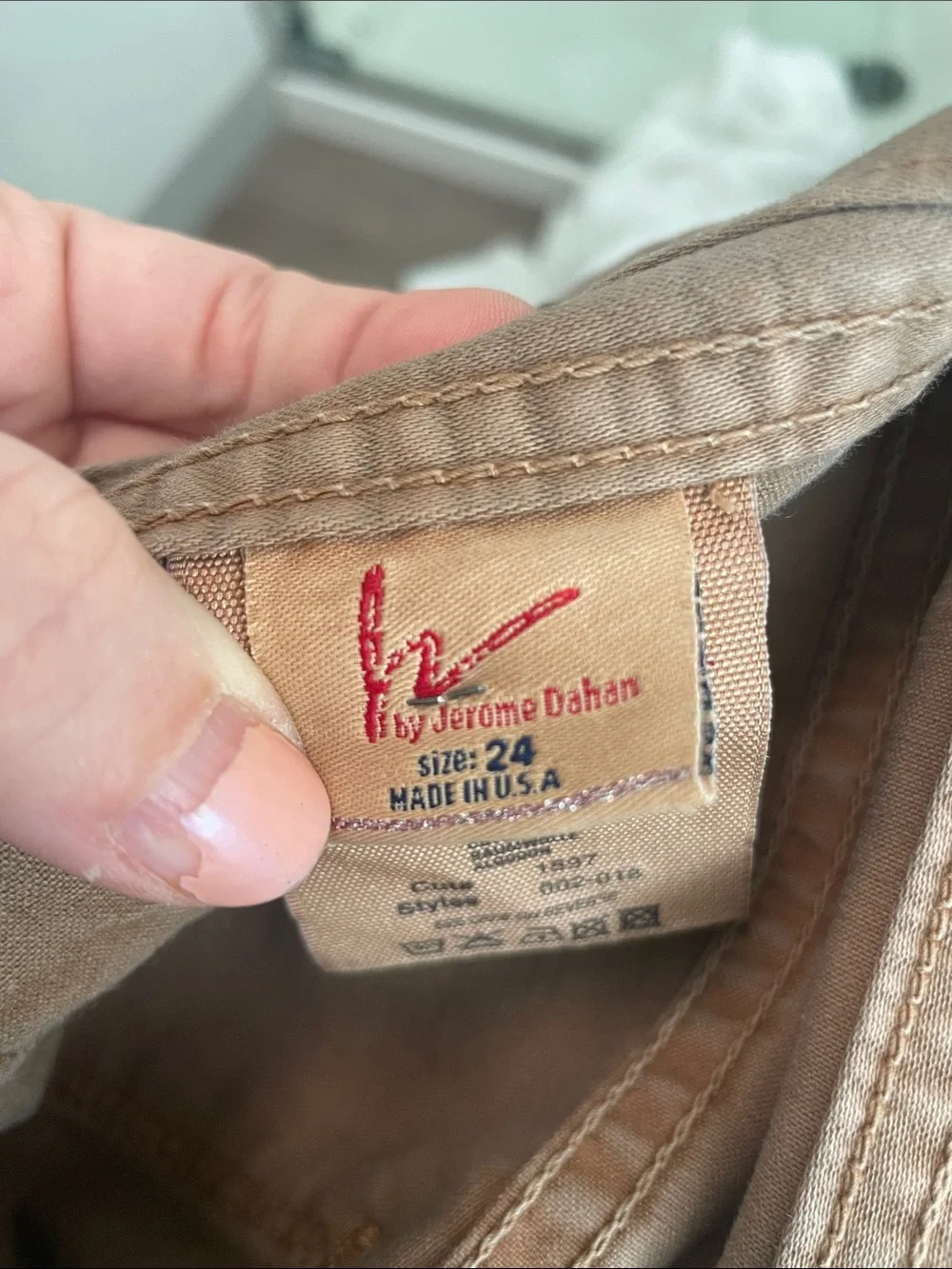 Citizens Of Humanity Tan Wide-Leg Flare Jeans size 24. New